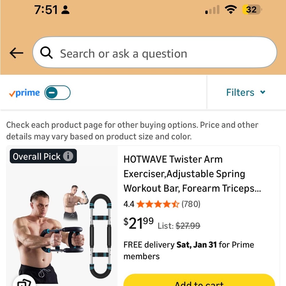 HOTWAVE Twister Arm Exerciser